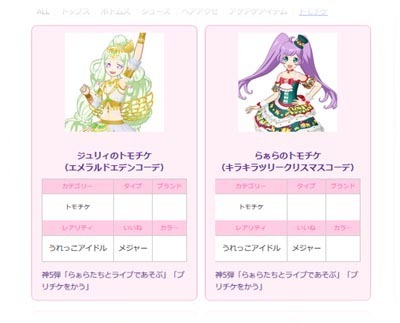 プリパラ】神５弾コーデの詳細が公開に: こむにっき